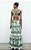 Vestido Bhava Longo Branco Bordado Verde - Imagem 5