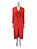 Vestido A. Brand Laranja Crepe Georgette - Imagem 1