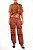 Conjunto Animale Calça e Blusa Laranja Estampado Tapeçaria - Imagem 1