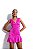 Vestido Ave Rara Rosa Pink Drapeado - Imagem 2