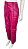 Calça NV Couro Modelo Lana Cargo Rosa Pink - Imagem 5