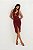 Vestido Vix Vinho Modelo Amanda de Tule - Imagem 1