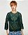 Blusa Zara Verde Renda - Imagem 1