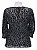 Blusa Zara Preta Paetês - Imagem 2