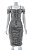 Vestido Dress&Co Prata Drapeado - Imagem 6