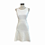 Vestido Animale Branco Recorte Cintura - Imagem 1