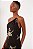 Vestido Longo Sacada Um Ombro Preto Bordado - Imagem 2