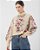 Blusa Framed Gallerist Bege Estampada - Imagem 1