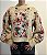 Blusa Framed Gallerist Bege Estampada - Imagem 1