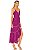 Vestido Longo VIX Roxo Estampa - Imagem 1
