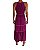 Vestido Longo VIX Roxo Estampa - Imagem 4