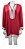 Vestido/Saída de Praia Adriana Degreas Vermelho Detalhe Branco - Imagem 1