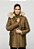Casaco Mango Verde Militar Fur Gola/Capuz - Imagem 1