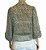 Blusa Zara Verde Estampa Flores - Imagem 2