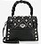 Bolsa Miu Miu Preta Tachas Prateadas - Imagem 2