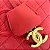 Bolsa Chanel Baú Vermelha Fúcsia - Imagem 2