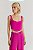 Top/Cropped Rosa Estruturado - Imagem 1