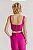 Top/Cropped Rosa Estruturado - Imagem 3