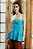 Blusa Andrea Marques Azul Turquesa - Imagem 2