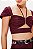 Cropped NV Vinho Linho - Imagem 2