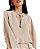 Cropped NV Modelo Cristal Bege Taupe - Imagem 3