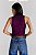 Blusa NV Roxa Modelo Lele de Tricô - Imagem 3