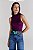 Blusa NV Roxa Modelo Lele de Tricô - Imagem 1