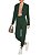 Conjunto NV Calça + Blazer Cropped Verde Escuro - Imagem 3