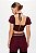 Conjunto NV Calça + Cropped Modelo Ayla Vinho - Imagem 4