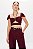Conjunto NV Calça + Cropped Modelo Ayla Vinho - Imagem 3