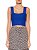 Cropped Animale Tricot Azul Royal - Imagem 1