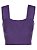 Cropped Animale Tricot Roxo - Imagem 4