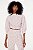 Blusa Animale Rosa Jaquard com Cinto - Imagem 1