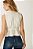Colete Animale Offwhite de Couro - Imagem 6
