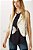 Colete Animale Offwhite de Couro - Imagem 4