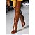 Bota Max Mara Modelo Over Knee Croco Caramelo - Imagem 10