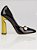 Sapato Gucci Modelo Mary Jane Pearl Pump Preto Verniz - Imagem 1