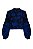 Casaqueto Mixed Preto e Azul Modelo Gatsby - Imagem 5