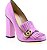 Sapato Gucci Mocassim Salto Alto Rosa - Imagem 3