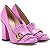 Sapato Gucci Mocassim Salto Alto Rosa - Imagem 1