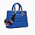 Bolsa Dior Azul Com Alça Avulsa Modelo Lady Dior (Alça Inclusa) - Imagem 2
