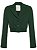 Blazer Cropped NV Verde Modelo Bomber - Imagem 6