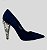 Scarpin Miu Miu Salto Cristais Preto - Imagem 1