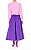 Blusa Mixed Seda Rosa Chiclete - Imagem 5