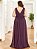 Vestido Bhava Plus Size Vinho - Imagem 3