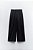 Calça Pantalona Zara Azul Marinho Risca de Giz Modelo Boxer - Imagem 7