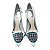 Scarpin Dior Prata com Escudo - Imagem 2