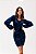 Vestido Iorane Azul Marinho Veludo - Imagem 1