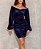 Vestido Iorane Azul Marinho Veludo - Imagem 2