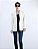 Blazer Zara Branco Sem Lapela - Imagem 1